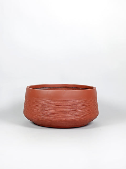 Oak Fiberglass Planter - Terracotta πΏ