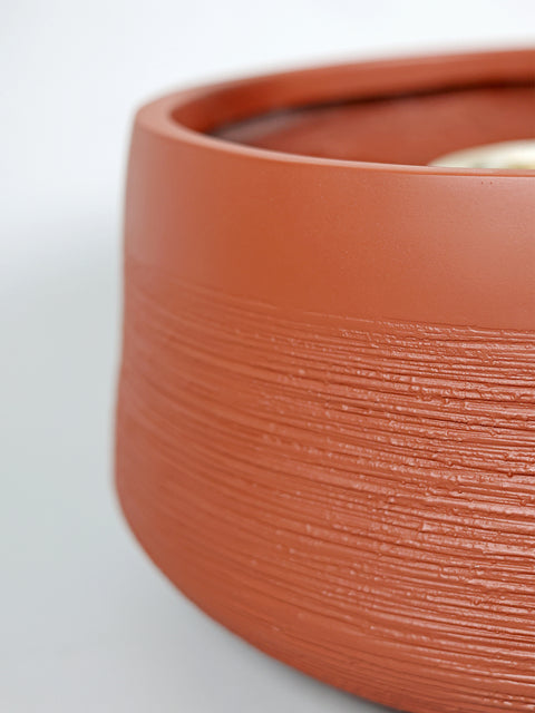 Oak Fiberglass Planter - Terracotta πΏ