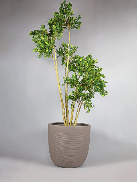Pota Fiberglass Planter - Grey Beige ๐ฟ