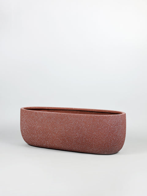 Boat Fiberglass Planter - Terracotta Granite β΅