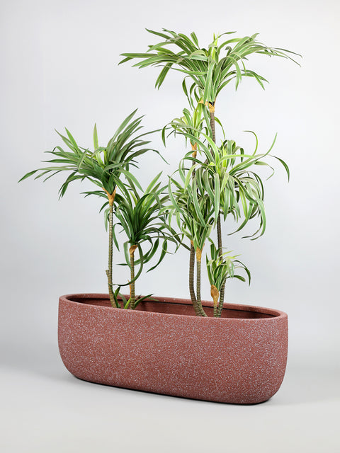 Boat Fiberglass Planter - Terracotta Granite β΅