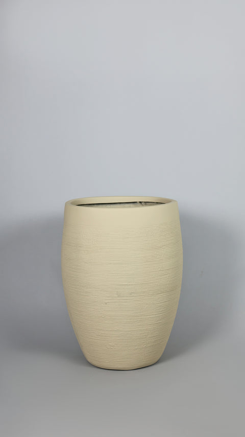 Voilet Fiberglass Planter - Beige πΏ