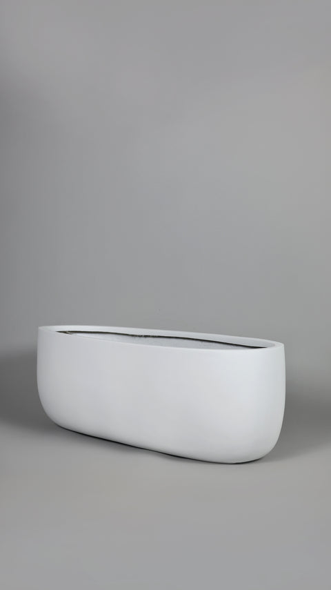 Boat Fiberglass Planter - White πΏ