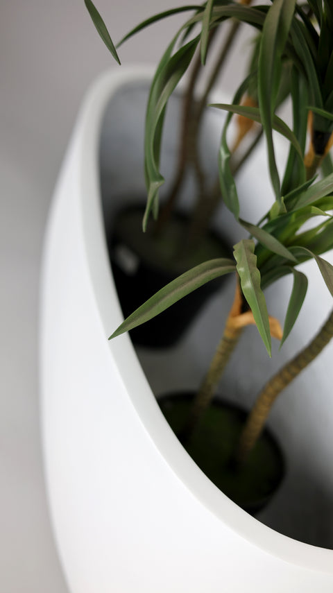 Boat Fiberglass Planter - White πΏ