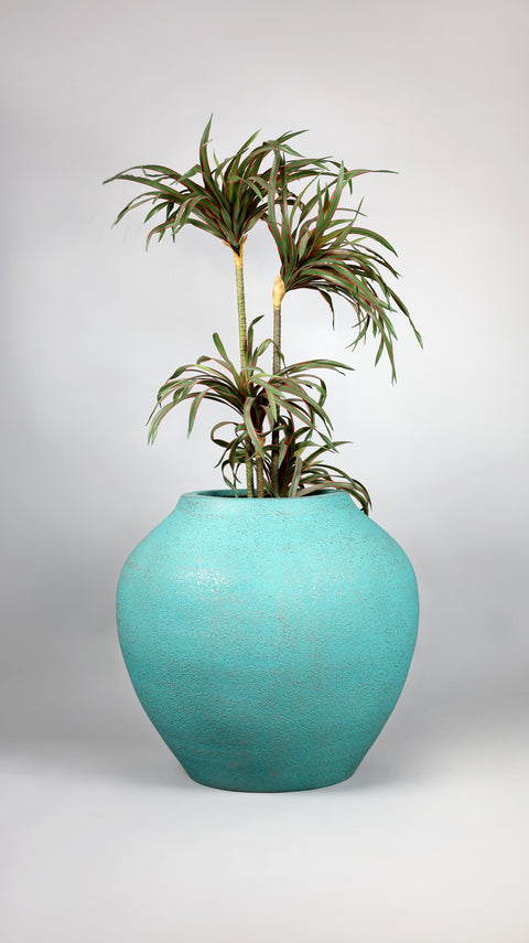 Mallow Fiberglass Planter - Patina 🌿